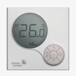 Johnson Controls T6634-TE22-9J50 LCD Digital Fan Coil Thermostat – Modulating/Floating